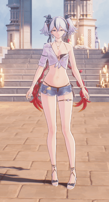 椿 海滩漫步