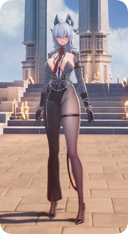 赞妮 西装女士
