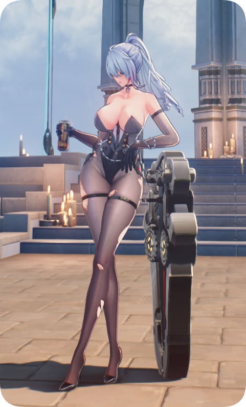 Zanni-Lady Suit V1.1 Holesocks