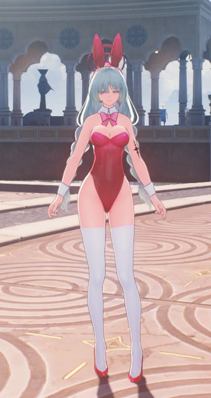 弗洛洛 兔女郎 飞鸟马时